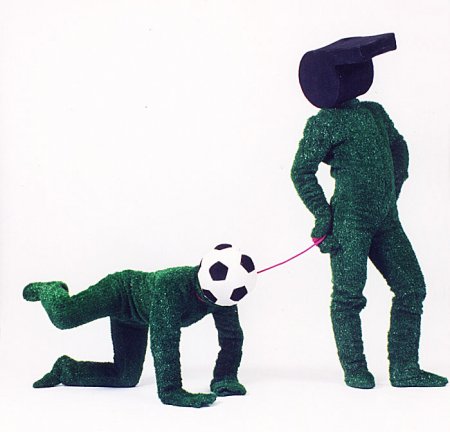 Fußballrasenmenschen