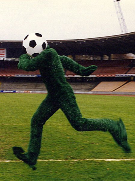 Fußballrasenmenschen