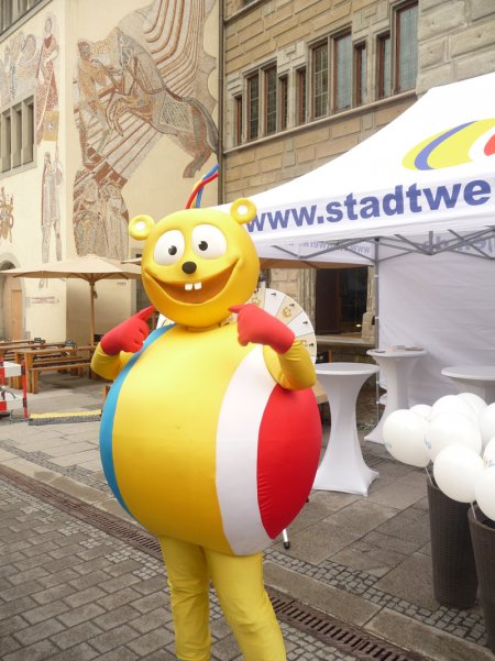 Stromerle Maskottchen