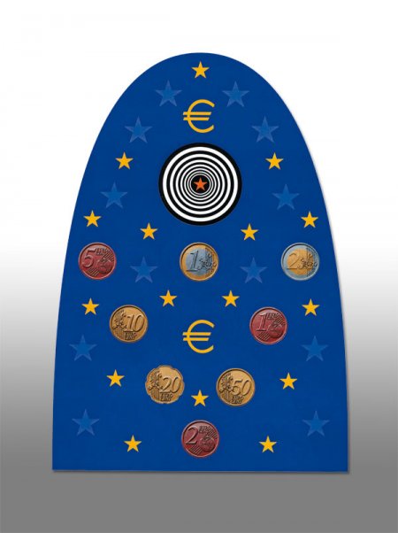 Euro Schokotaler Wurfmaschine