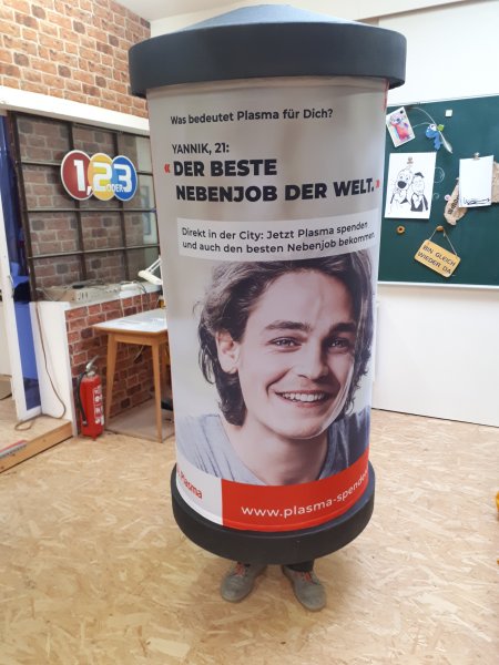 Plasma Litfaßsäulen 