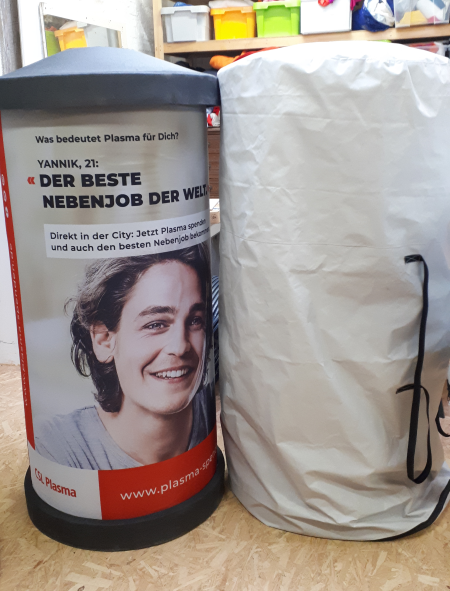 Plasma Litfaßsäulen 